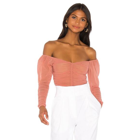 Michael Costello Tops - Michael Costello x Revolve Fiona Bodysuit Mauve